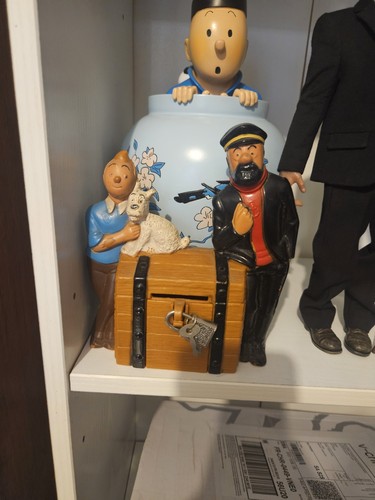 Rare vintage tirelire - vintage, tintin