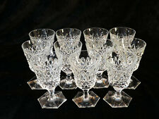 11 verres a vin en Cristal taillé a pointe de diamant CRISTALLERIE DE LORRAINE