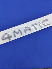 1 Logo Mercedes 4Matic CHROME