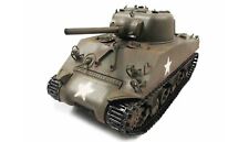 AMEWI RC Panzer M4A3 Sherman Métal Armée Vert Rtr , True Son, 2,4GHz - 23084