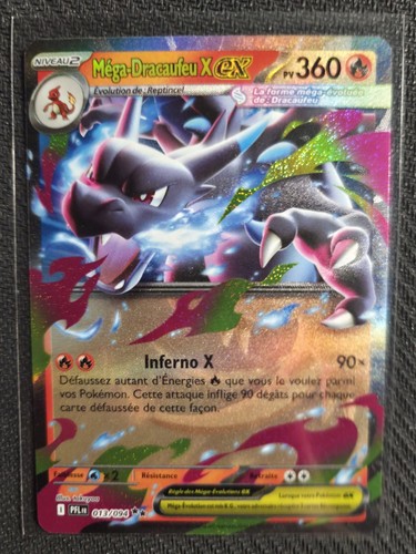 Carte pokemon mega - mega, dracaufeu