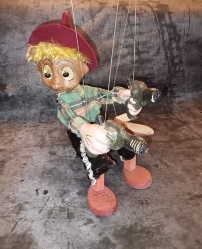 Marionnette fil ancienne - marionnette,