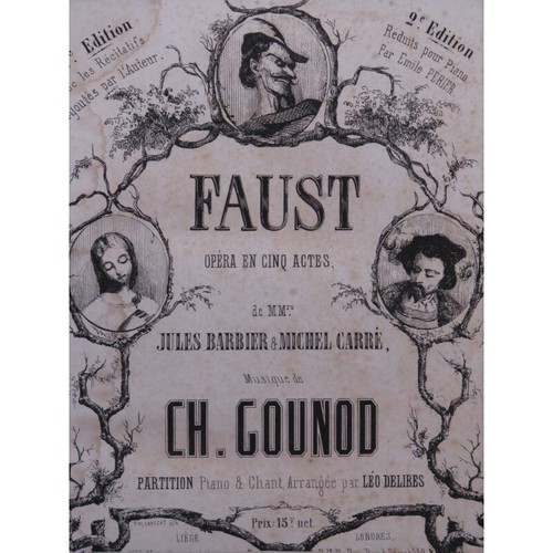Gounod charles faust opéra - faust,