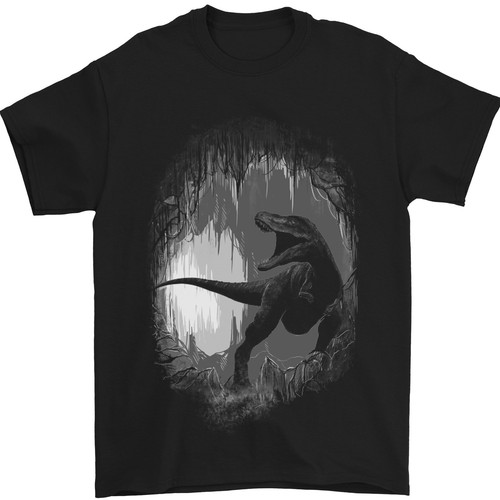 Dinosaure grotte rex - grotte, t-shirt