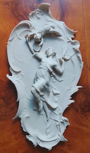 Plaque décorative statue - plaque,