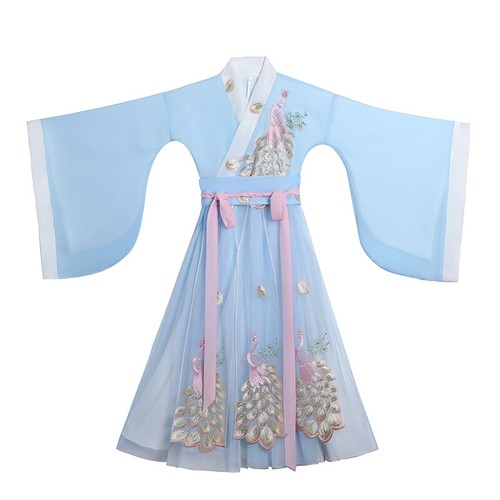 Filles ethnique robe brodé - robe,
