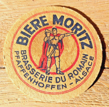 Ancien Sous Bock Bière MORITZ Pfaffenhoffen - Brasserie du romain - Alsace -