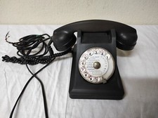Ancien Téléphone PTT Vintage Bakélite Noir  Appareil Mobile BC