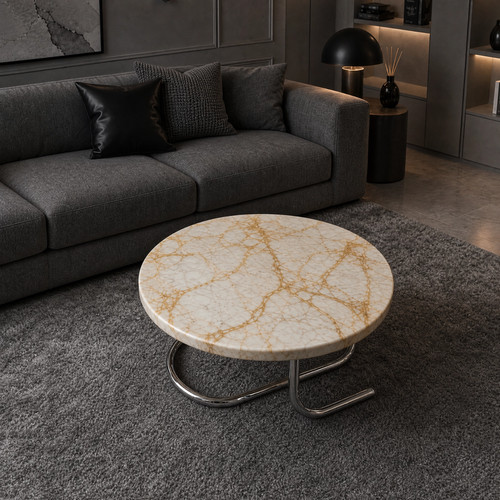Golden spider marble tabletop - spider,