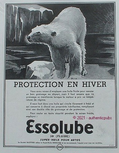 Publicite esso essolube - esso,