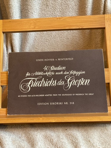 études flute bec - 40,