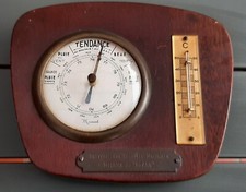 Béarn Porte Avions 1940 Baromètre Marine MAXANT Souvenir des O.M. Machine WWII