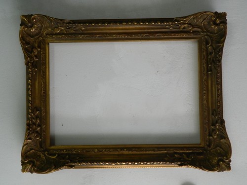 Ancien grand cadre bois