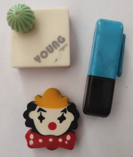 Lot gommes fantaisies - de, 3