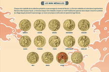 Collectionnez les 13 mini-médailles exclusives de l'univers de Naruto