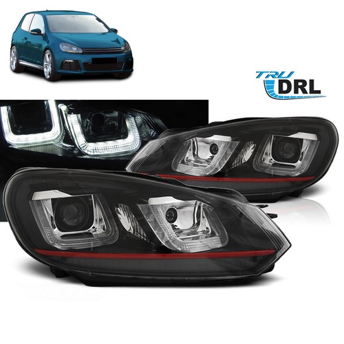Phares led drl black - drl,