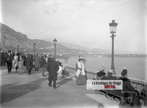 Monaco promenade front de - du,