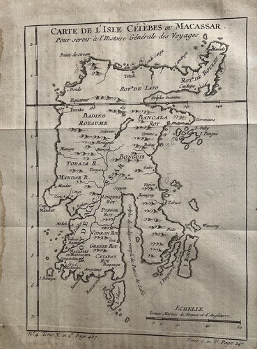 Carte xviii siècle des îles - siècle,