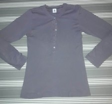 16 ans t shirt petit bateau col a boutons