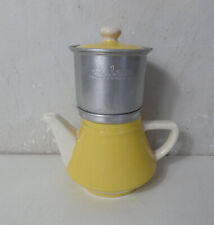 cafetière Villeroy & Boch jaune SALAM vintage complète