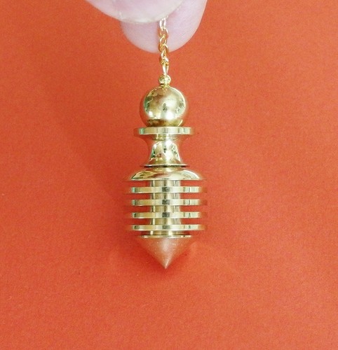 Pendule laiton massif dore - *,