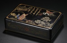 7.2" chinois bois vernis 24K