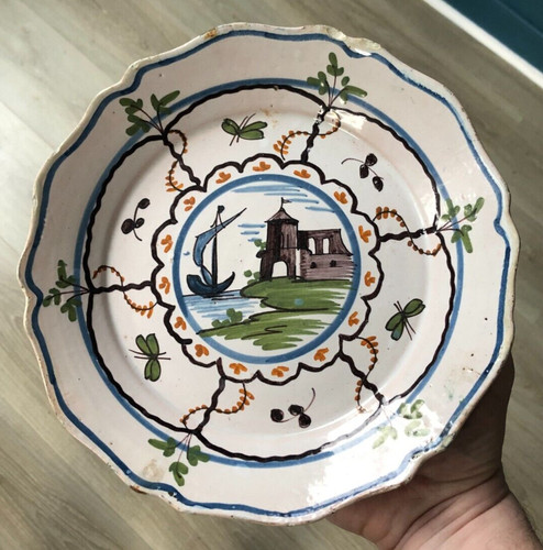 Belle assiette faience - belle,