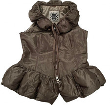 Doudoune sans manches marron Style boule original   Marithé et François Girbaud