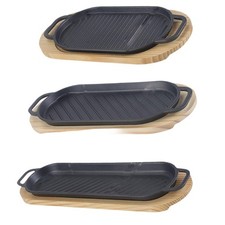 Plaque à steak en fonte avec