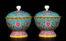 6 "émail porcelaine phoenix