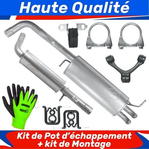 Kit pot échappement - pot, d'échappement