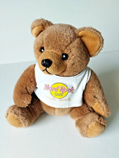 Peluche vintage Doudou Ours Ourson Hard Rock Café Tel Aviv 1990