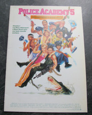 POLICE ACADEMY 5 : DEBARQUEMENT A MIAMI BEACH / DOSSIER DE PRESSE / ALAN MYERSON