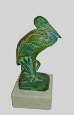Heron regule  style bronze sur