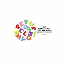 Lettres adhésives en mousse