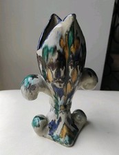 Vase Forme Fleur De Lys Terre