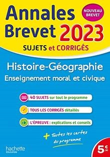 Annales brevet 2023 - annales,