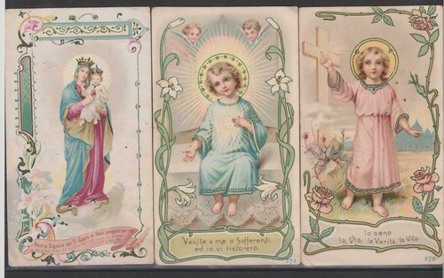 Trois santini époque début - d'Époque,