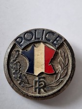 Insigne badge police Nationale Arcapea Paris RF république Française Obsolète