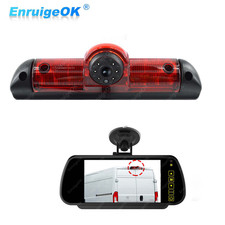 Caméra de recul avec ecran 7" feu de stop pour Fiat Ducato Citroën Peugeot Boxer