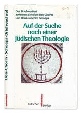 BEN-CHORIN, SCHALOM. SCHOEPS