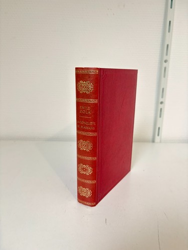 Livre ancien cuir relié - livre, zola