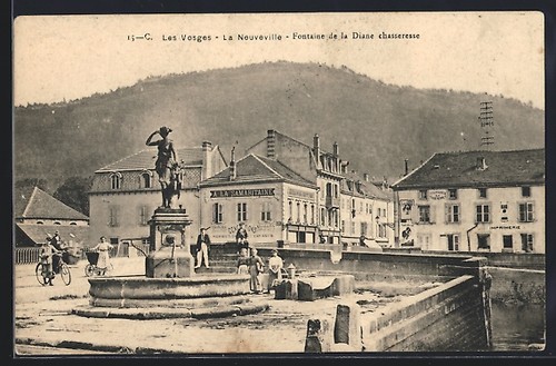 Cpa neuveville fontaine de - cpa,