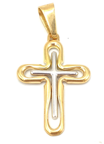 Pendentif vintage croix - pendentif,