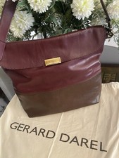 Sac Gerard Darel Cuir Neuf Bordeaux/ Marron