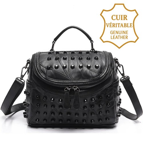 Sac main femme noir - femme, cuir