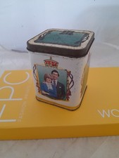 boite à thé mariage du prince Charles et lady Diana 1981 Collection Rare Vintage