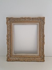 Cadre ancien Montparnasse en bois sculpté  doré tableau 8F