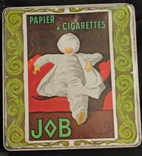 grande Boîte Ancienne Publicité Papier  cigarette JOB collection voir les photos
