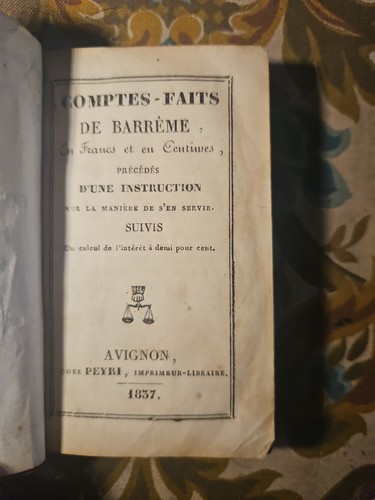 Comptes faits barrème les - de,